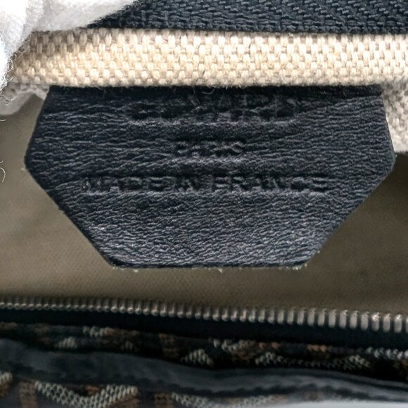 Goyard Goyardine Fidji Hobo Coated Canvas Black Leather Shoulder Bag - Picture 2 of 8